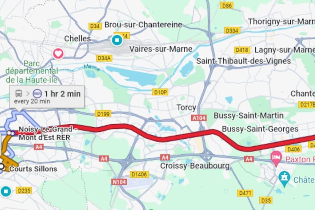 Charme & Confort T2 Lumineux Entre Paris And Disney Villiers-sur-Marne Exteriör bild