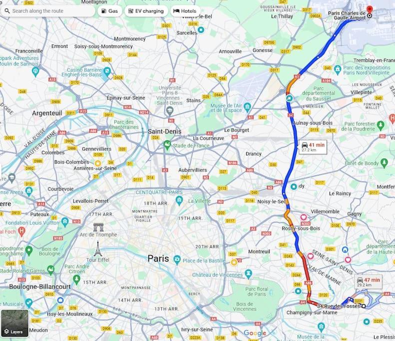 Charme & Confort T2 Lumineux Entre Paris And Disney Villiers-sur-Marne Exteriör bild